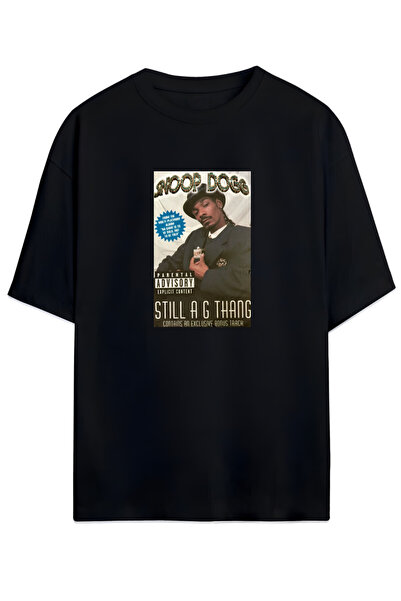 MAGORS تيشيرت سنووب دوج للجنسين من القطن مقاس كبير