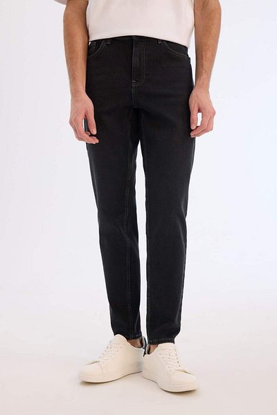 DeFacto Slim Tapered Fit Tight Fit Regular Waist Shrinking Leg Jeans D9335Ax25Sp