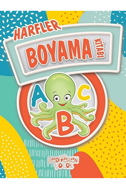 Yediveren Çocuk كتاب تلوين الحروف