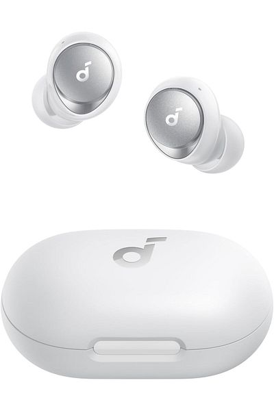 Soundcore Anker Soundcore Space A40 Wireless Earbuds with Adaptive Noise Cancelling, White