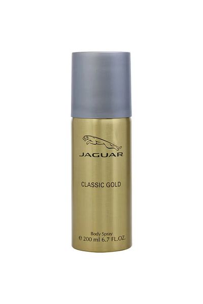 Jaguar Men's Classic Gold Deodorant Body Spray, 200 ml