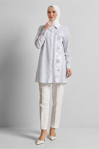 Alvina Striped Tunic 44727
