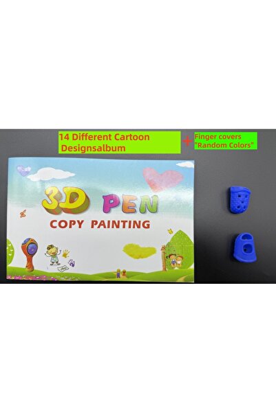 Choice كتاب صور ثلاثي الأبعاد قابل لإعادة الاستخدام، 22 نمطًا، ورق سميك ملون،...