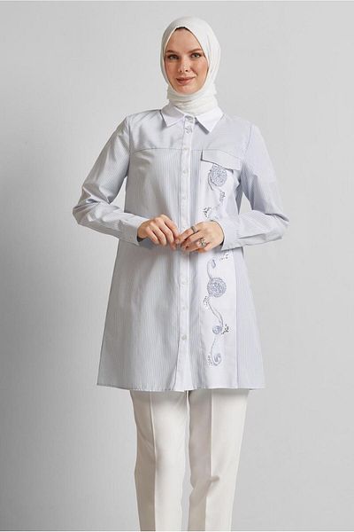 Alvina Striped Tunic 44727
