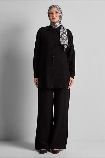 Alvina Cotton Muslin Pants Suit 45555