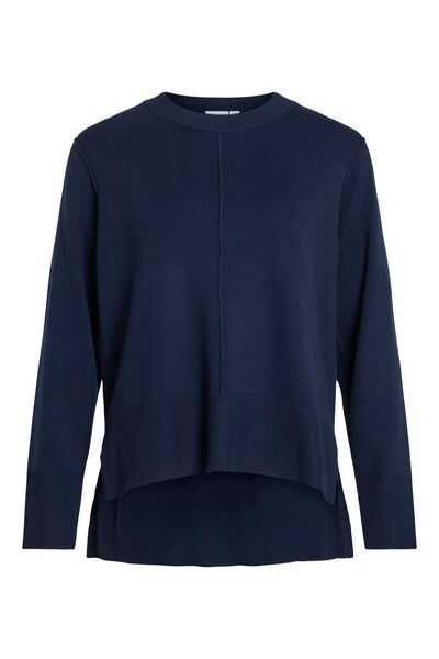 VILA Strickpullover Rundhals