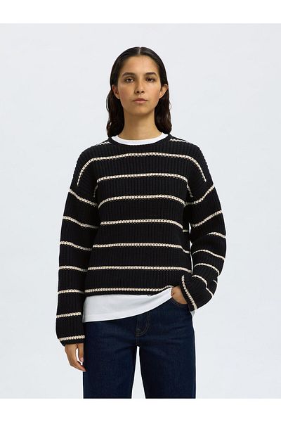 Selected Femme Strickpullover Baumwollmix