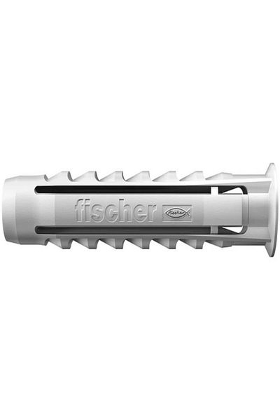 Fischer 10 قطع SX 10 × 50K قابس توسعة حائط رباعي الاتجاهات مع حافة
