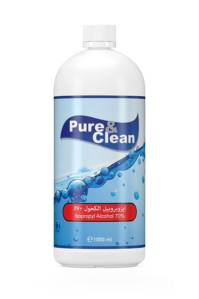 ALKHURAIJI Pure & Clean Isopropyl Alcohol 70% 1L