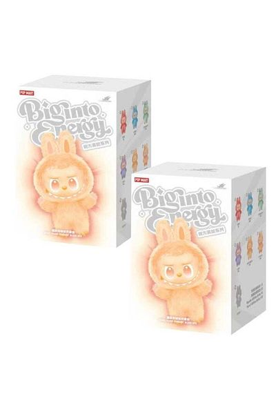 Pop Mart 2 Pieces of Doll Labubu Big Into Energy Version Blind Box Randomly Assorted