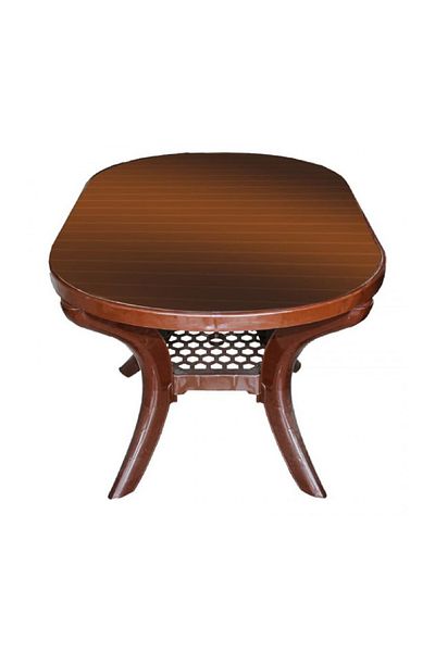 rexa Oval Curve Plastic Table – 114x80x72 cm Durable & Easy-to-Assemble Table