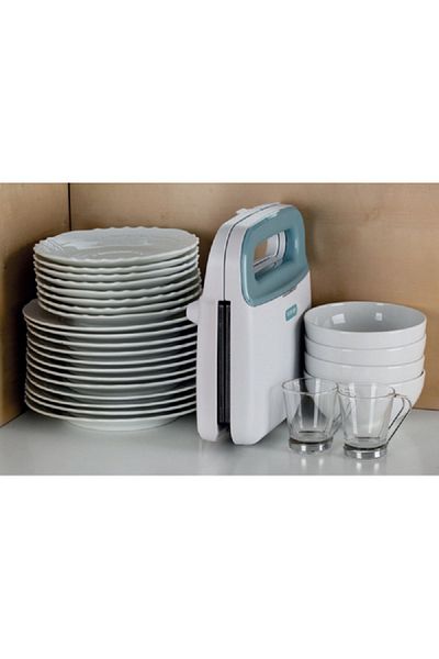 ARIETE Non-Stick Coating Plate Indicator Light Sandwich Maker White and Blue