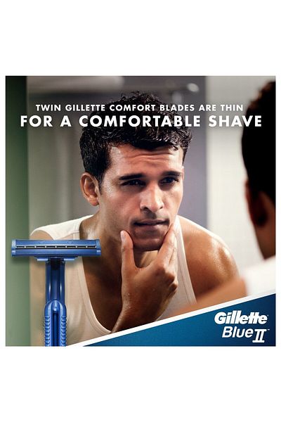 Gillette Blue II Men's Disposable Razors 10pcs