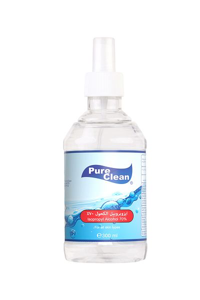 ALKHURAIJI Pure & Clean Isopropyl Alcohol 70% Spray 300ml