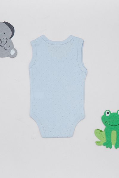 Fulla Moda 100% Cotton Snap Fastener Children's Bodysuit