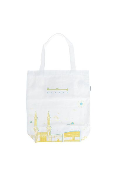 Shababuna X Hnak Our Kingdom Makkah Canvas Tote Bag TA0004-3