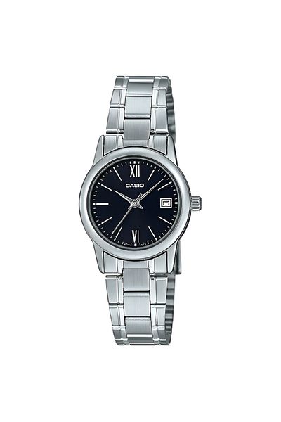 Casio Women’s Standard Stainless Steel Silver Dial Date Watch