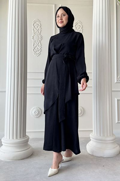 InStyle Asymmetric Model Black Ayrobin Suit