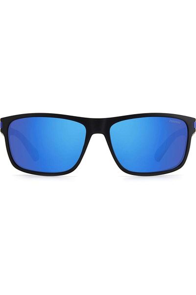 Polaroid Polarized Sunglasses Men Polaroid PLD 2121/S 0VK/5X, Plastic, Black, 58 mm