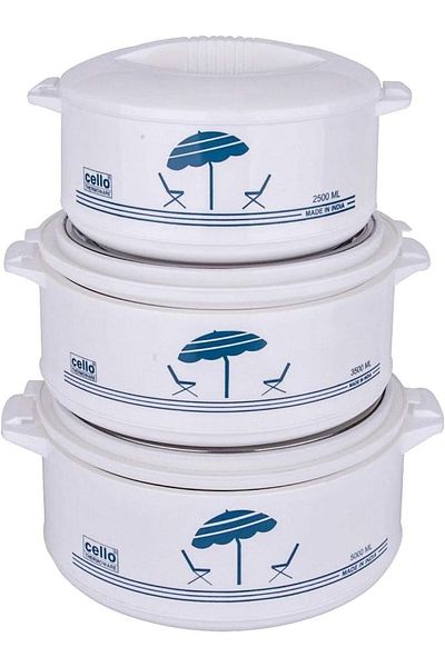 rexa 3-Piece Plastic Dining Set – Durable Plate, Bowl & Cup for Daily Use or Outdoor Dining