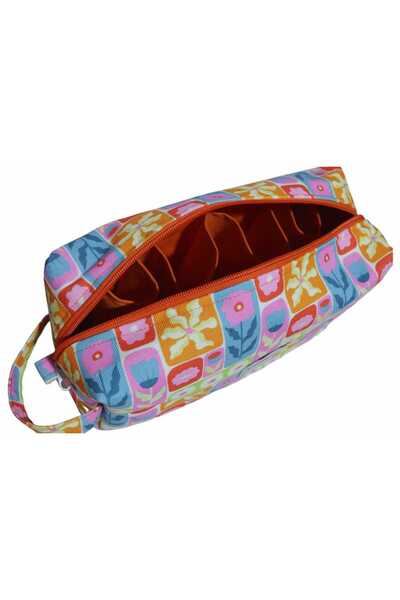 BUSRAKAZANCDESİGN Flowerpatterned XL Size Bag for All Your Hair Styler Travel...