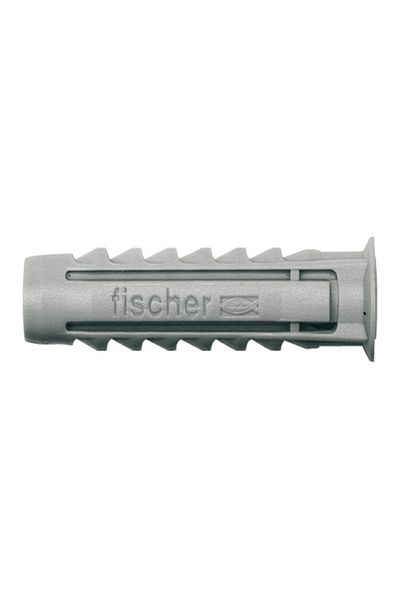 Fischer 50-Piece Nylon SX 4-Way Durable Expansion Plug with Rim