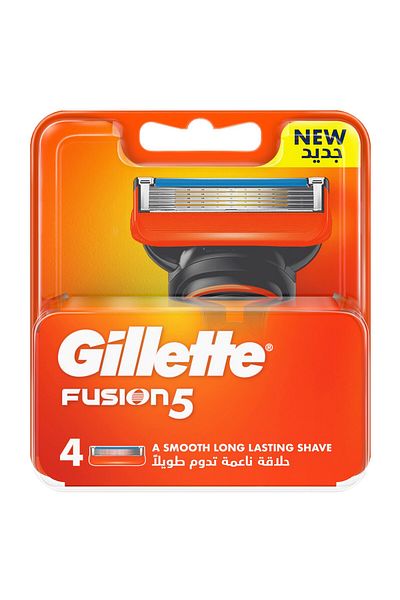 Gillette Fusion 5 Men's Razor Blade Refills 4 pcs