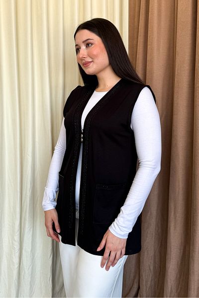 ModaPlaza Women's Short Vest 505