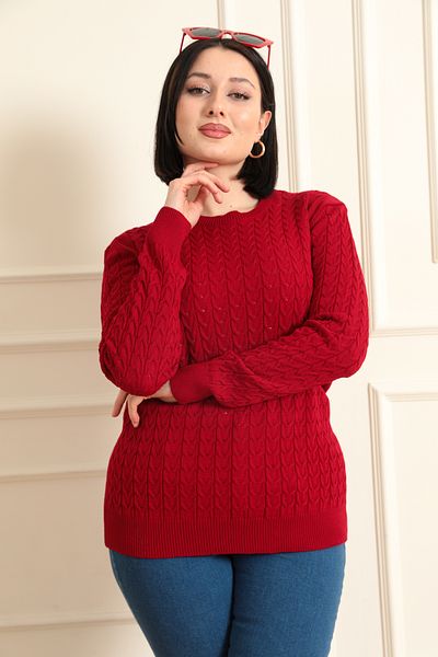 ModaPlaza Women's Hair Knit Sweater 5421