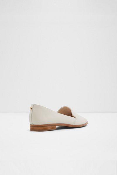 Aldo Veadıth2.0 - Pantofi de damă din piele naturală, alb deschis, cu slip-on