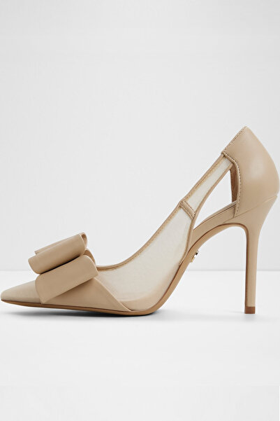 Aldo Prestigious - Women's Textile Medium Beige Stiletto Heeled Shoes