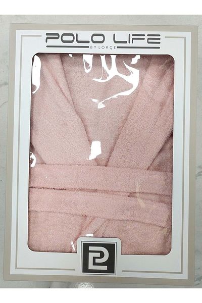 polo life Μπουρνούζι Bamboo Single Boxed Shawl-Pink (Μέγεθος XXL)