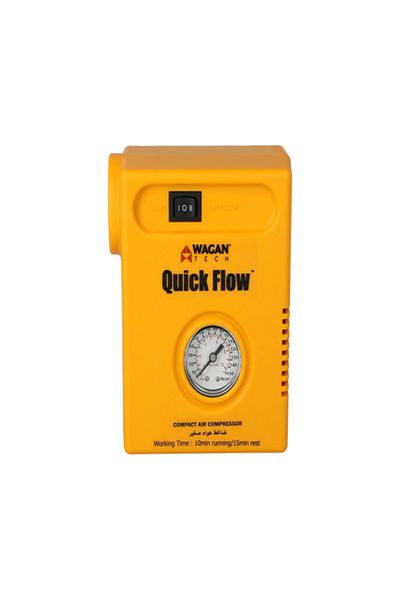 Wagan Quick Flow Compact Air Compressor – Portable High-Pressure Inflator for Car & Home Use
