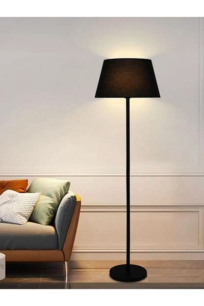 rexa Modern Floor Lamp with White Shade – 160x30x25 cm