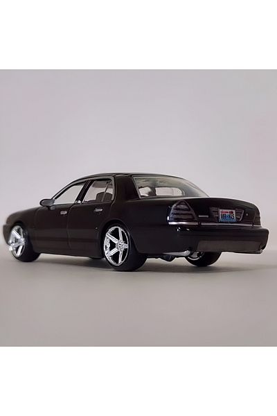 rexa RC Luxury Black Sedan Toy Car – Remote Control Vehicle with Stylish Rims