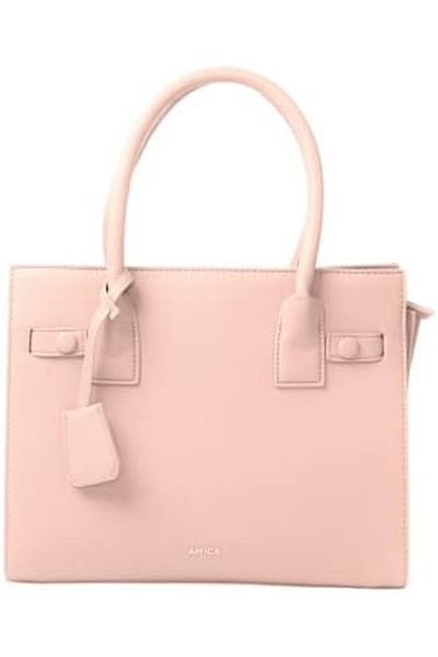 AMICA Structures Top Handle Briefcase Handbag With Spacious Compartment For Work Or University, With