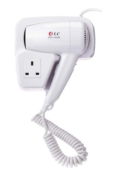 DLC Wall Mounted Hair Dryer White 1200W