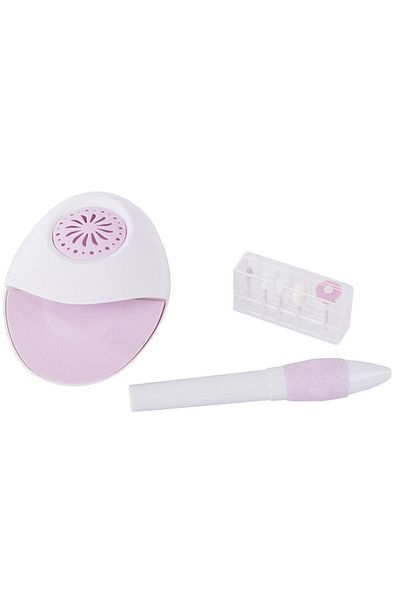 verk group VG 24407 Nail Dryer and Polishing Kit, White/Pink