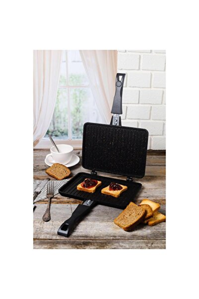 tub shop Ocak Üstü Tost Makinesi  Uyumlu Siyah
