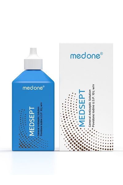 ALKHURAIJI Medon Medcept Iodine Povidone 10% 120ml