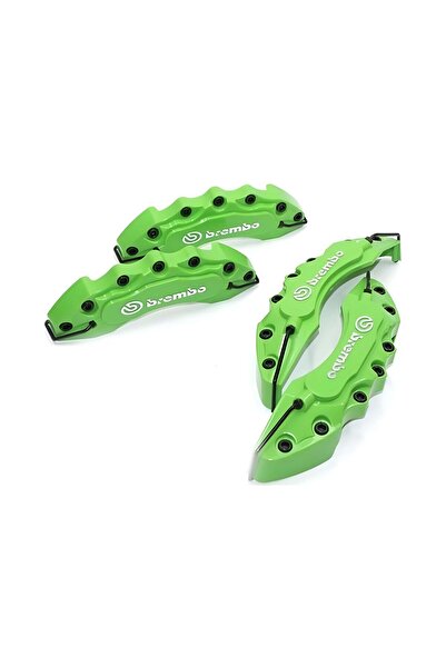 Life Tuning Hyundai Accent Blue Uyumlu Brembo Yeşil Kaliper Kapağı 4 Parça Ön...