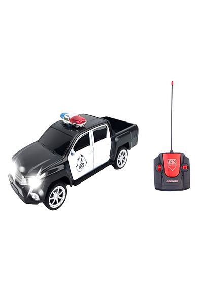 rexa Strong Police Pickup Truck Remote Control – Rugged RC Vehicle with Lights & Sounds