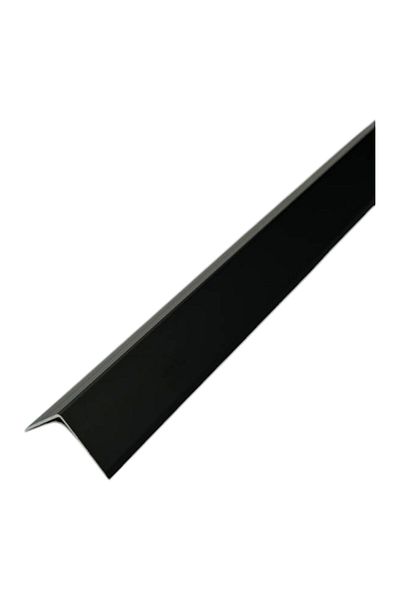 LANDBUILD بروفايل حماية زوايا بلاط ألومنيوم أسود مطفي 2.5سم × 2.5 متر AA002-BM-25W LANDBUILD
