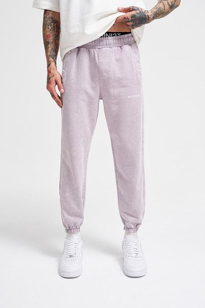 Machinist Pantaloni de sport de lux pentru bărbați, lavabili, de bază, tricou liliac