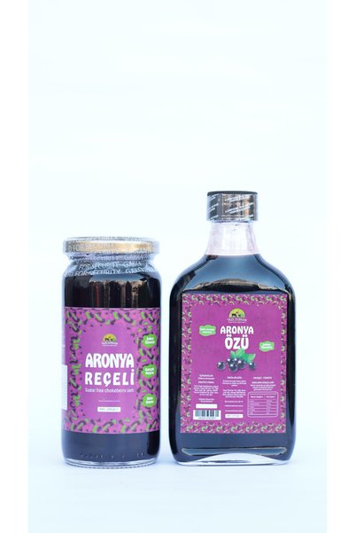 Taze Dükkan Aronya Özü Aronya reçeli avantajlı set (şeker ilavesiz)