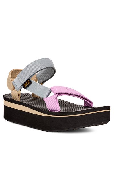 TEVA Sandale gri pentru femei TEVA-1008844-UNW FLATFORM UNIVERSAL