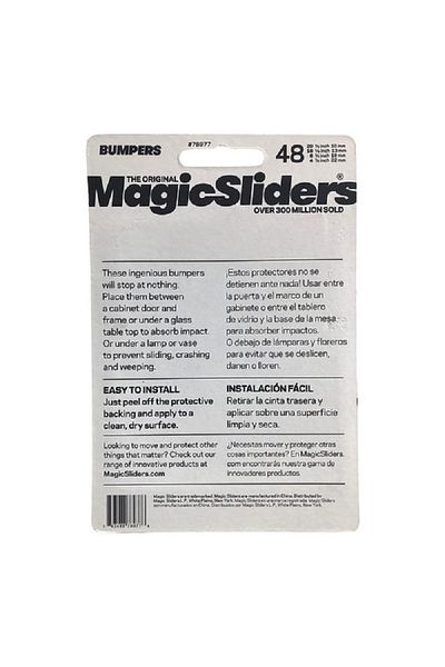 Magic Sliders 48-Piece Bumpers Clear