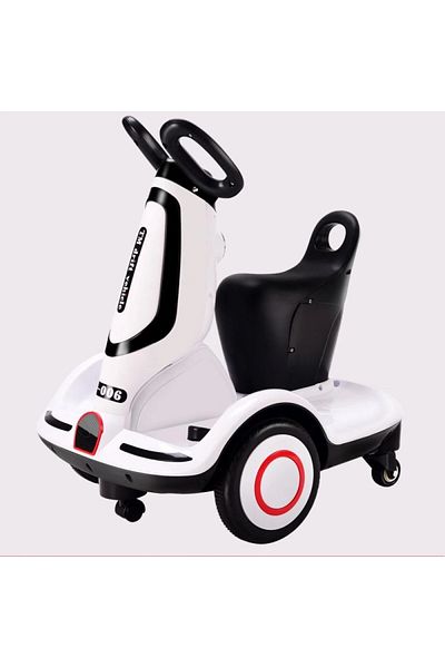Primo Plus Multi-function electric Scooter for children, 4 wheel with double drive, music and light