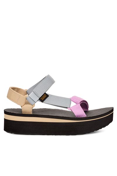 TEVA Sandale gri pentru femei TEVA-1008844-UNW FLATFORM UNIVERSAL