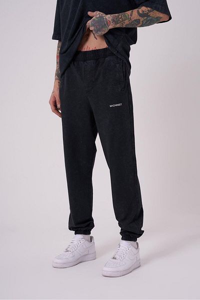 Machinist Men's Relaxed Washed Asphalt Cloudy Sweatpants